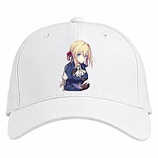 Baseball cap with Print Violet Evergarden Hero Girl - white