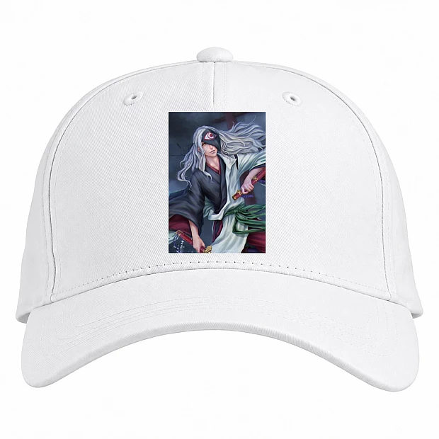 Baseball cap with Print Noragami Hero - white
