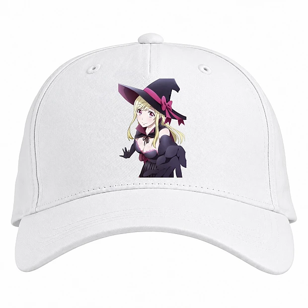 Baseball cap with Print Noragami Girl Hero - white