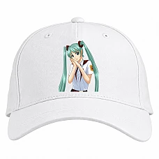 Baseball cap with Print Everlasting Summer Miku - white