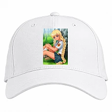 Baseball cap with Print Everlasting Summer Glorifying - white