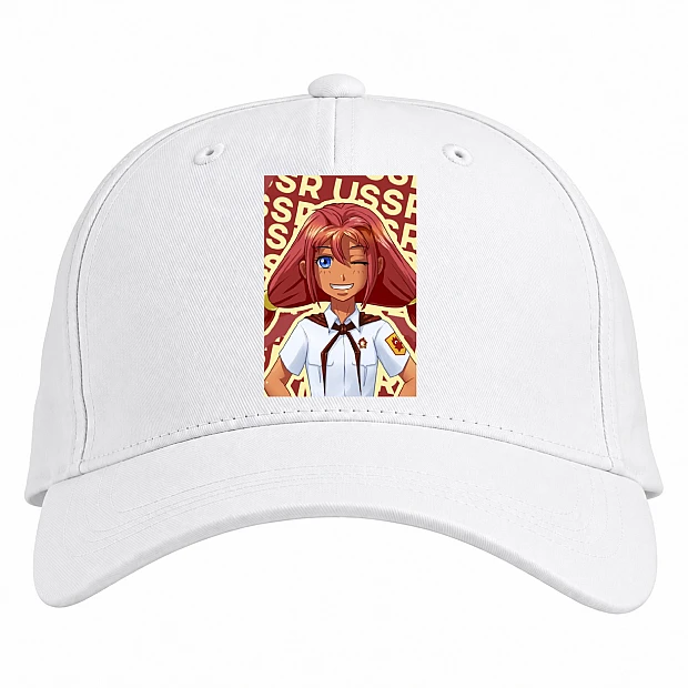 Baseball cap with Print Everlasting Summer Ulyana - white