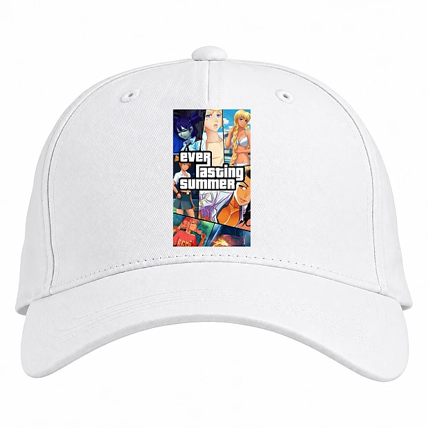 Baseball cap with Print Everlasting Summer GTA Version - white