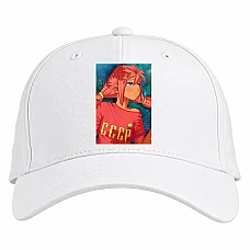 Baseball cap with Print Everlasting Summer Girl Ulyana - white