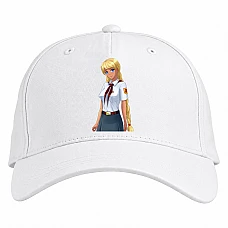 Baseball cap with Print Everlasting Summer Girl Glorifying - white