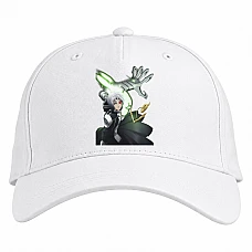 Baseball cap with Print D.Gray-Man Hero - white