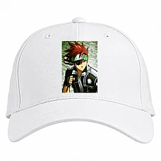 Baseball cap with Print D.Gray-Man Lavi Bookman - white