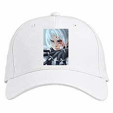 Baseball cap with Print D.Gray-Man Allen Walker - white