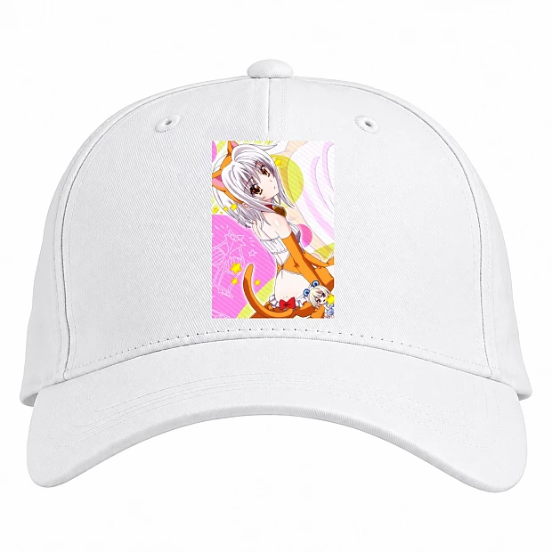 Baseball cap with Print High School Dxd Koneko Toujou Neko - white