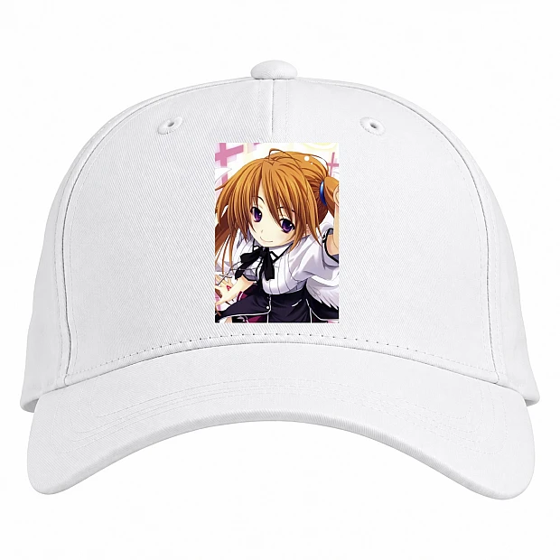 Baseball cap with Print High School Dxd Irina Shidou - white