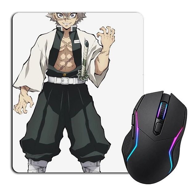 Mouse pad with print Demon Slayer Kimetsu No Yaiba Haru Ushio