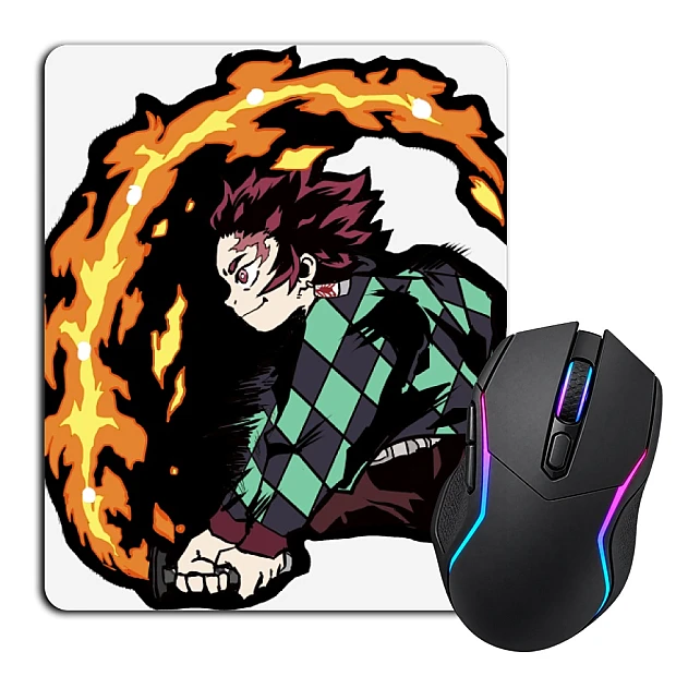 Mouse pad with print Demon Slayer Kimetsu No Yaiba Tanjirou Kamado