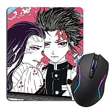Mouse pad with print Demon Slayer Kimetsu No Yaiba Art
