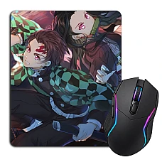 Mouse pad with print Demon Slayer Kimetsu No Yaiba Heroes
