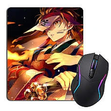 Mouse pad with print Demon Slayer Kimetsu No Yaiba Tanjirou