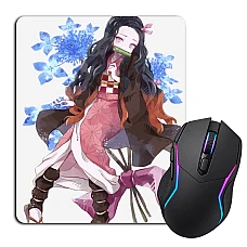 Mouse pad with print Demon Slayer Kimetsu No Yaiba Nezuko Kamado