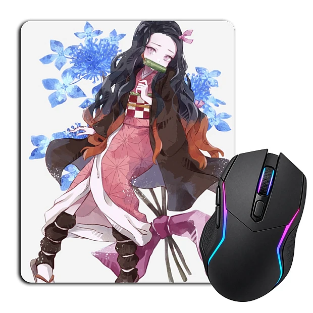 Mouse pad with print Demon Slayer Kimetsu No Yaiba Nezuko Kamado