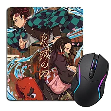 Mouse pad with print Demon Slayer Kimetsu No Yaiba Main Heroes