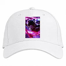 Baseball cap with Print Demon Slayer Kimetsu No Yaiba Tanjirou Hero - white