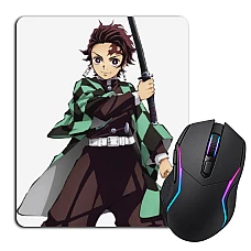 Mouse pad with print Demon Slayer Kimetsu No Yaiba Tanjirou Boy