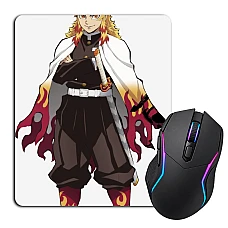 Mouse pad with print Demon Slayer Kimetsu No Yaiba Kyojuro Rengoku