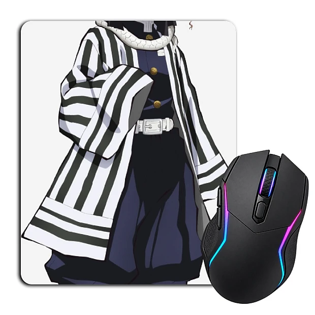 Mouse pad with print Demon Slayer Kimetsu No Yaiba Obanai Iguro