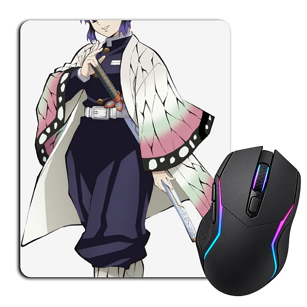 Mouse pad with print Demon Slayer Kimetsu No Yaiba Kochou Shinobu