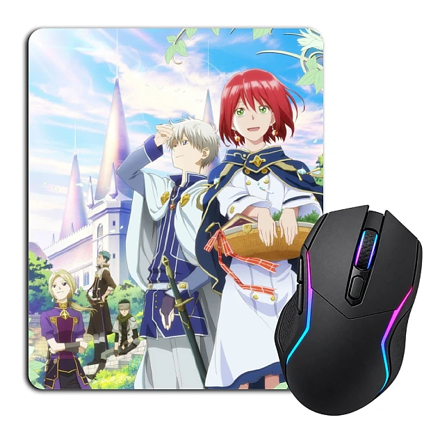 Mouse pad with print Akagami No Shirayukihime Heroes