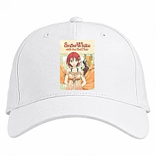 Baseball cap with Print Akagami No Shirayukihime Main - white