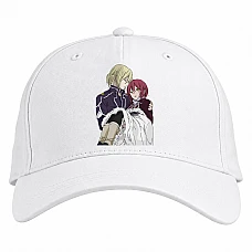 Baseball cap with Print Akagami No Shirayukihime Love - white
