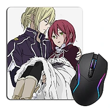 Mouse pad with print Akagami No Shirayukihime Love