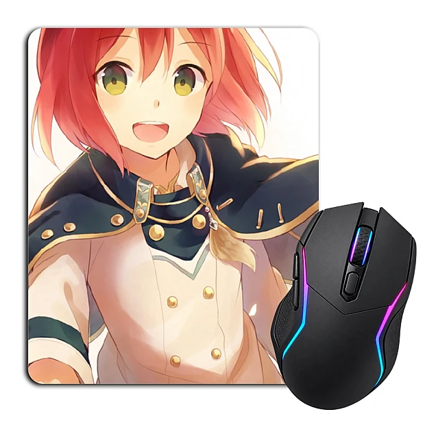 Mouse pad with print Akagami No Shirayukihime Girl