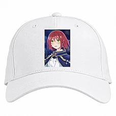 Baseball cap with Print Akagami No Shirayukihime Hero - white