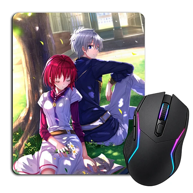 Mouse pad with print Akagami No Shirayukihime Characters