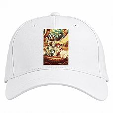 Baseball cap with Print Akagami No Shirayukihime Theme - white