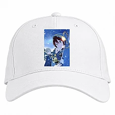 Baseball cap with Print Akagami No Shirayukihime Main Theme - white
