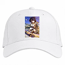 Baseball cap with Print Azur Lane Hero Print 0027 - white
