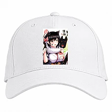 Baseball cap with Print Azur Lane Hero Print 0028 - white