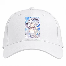 Baseball cap with Print Azur Lane Hero Print 0036 - white