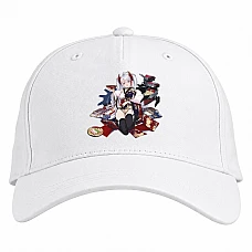 Baseball cap with Print Azur Lane Hero Print 0041 - white
