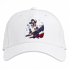 Baseball cap with Print Azur Lane Hero Print 0067 - white