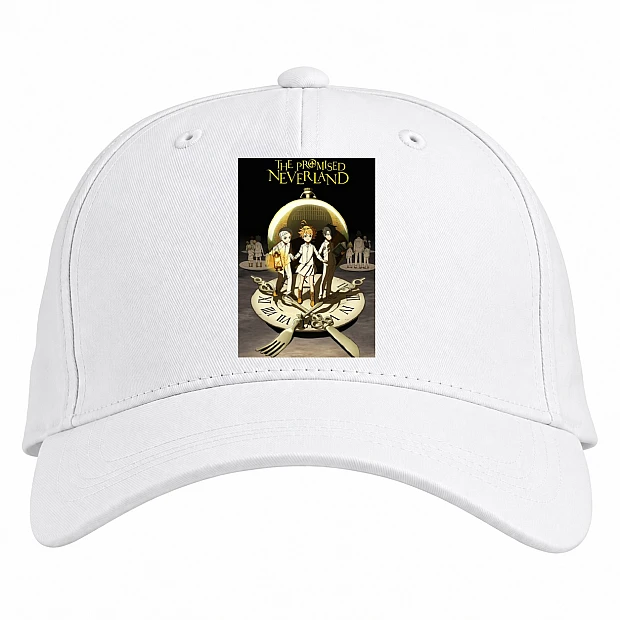 Baseball cap with Print The Promised Neverland - white