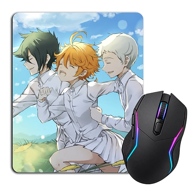 Mouse pad with print The Promised Neverland Heroes