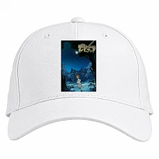 Baseball cap with Print The Promised Neverland Print - white