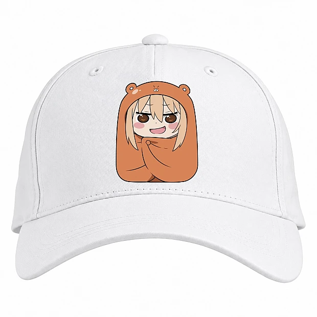 Baseball cap with Print My Two-Faced Little Sister Little Umaru - white