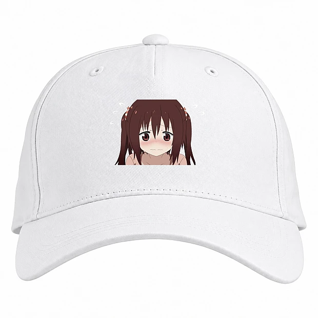 Baseball cap with Print My Two-Faced Little Sister Nana Ebina - white