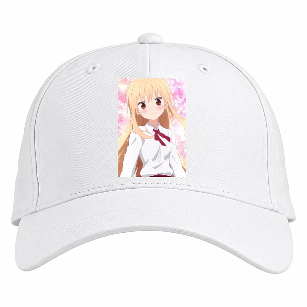 Baseball cap with Print My Two-Faced Little Sister Beautiful Umaru - white