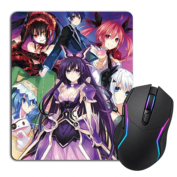 Mouse pad with print Date A Live Heroes