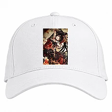 Baseball cap with Print Date A Live Kurumi Tokisaki - white