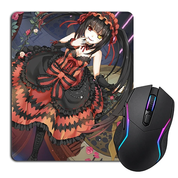 Mouse pad with print Date A Live Kurumi Tokisaki Hero